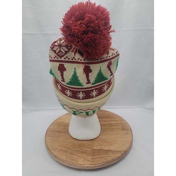 A Christmas Story "Oh Fudge" Beanie Hat Kids 14+ - Picture 4 of 6